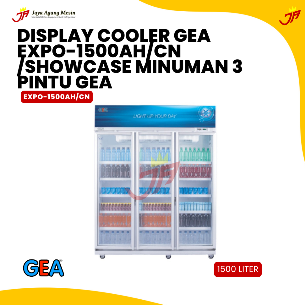 GEA Display Cooler 3 pintu/ Showcase GEA EXPO 1500 / EXPO-1500AH/CN