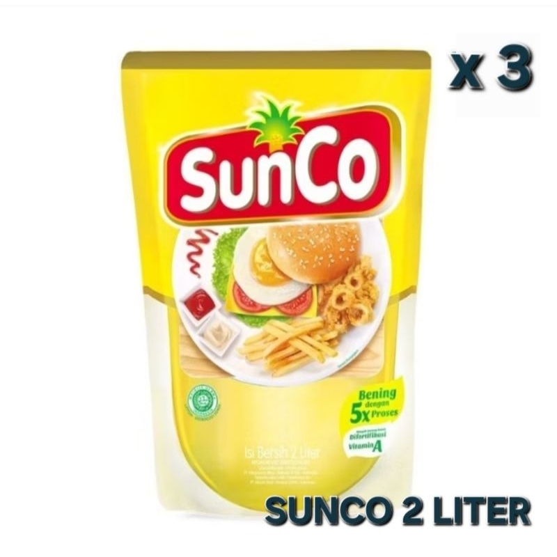 

Minyak SUNCO 2 LITER - 3 POUCH [ khusus INSTANT ]