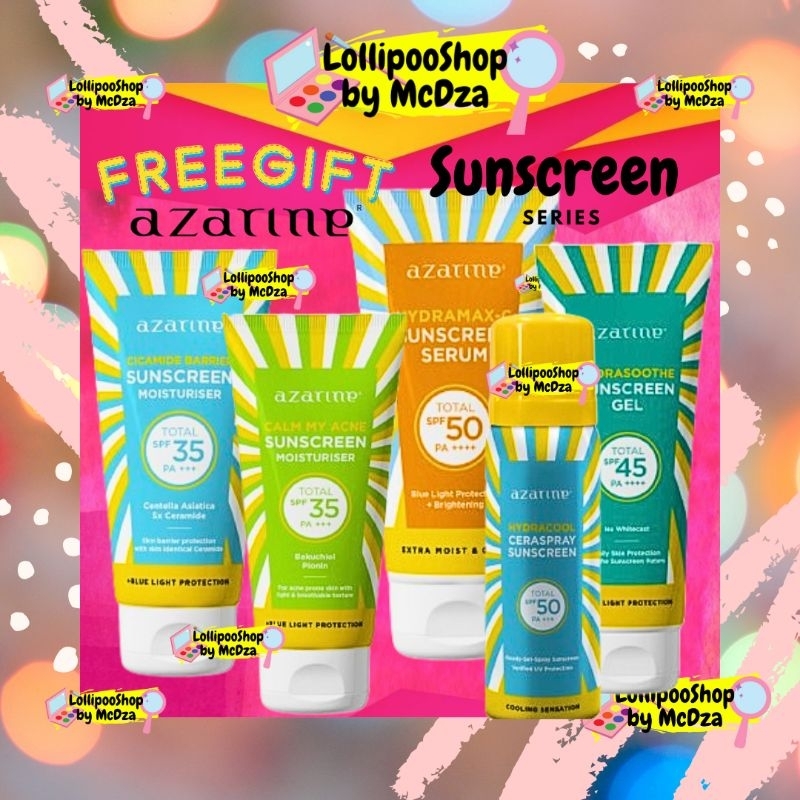 ❤ LollipooShop ❤ AZARINE x BT21 Body Guard Moisturizer Sunscreen Serum 100ml  SPF 50 PA++++ | Azarin