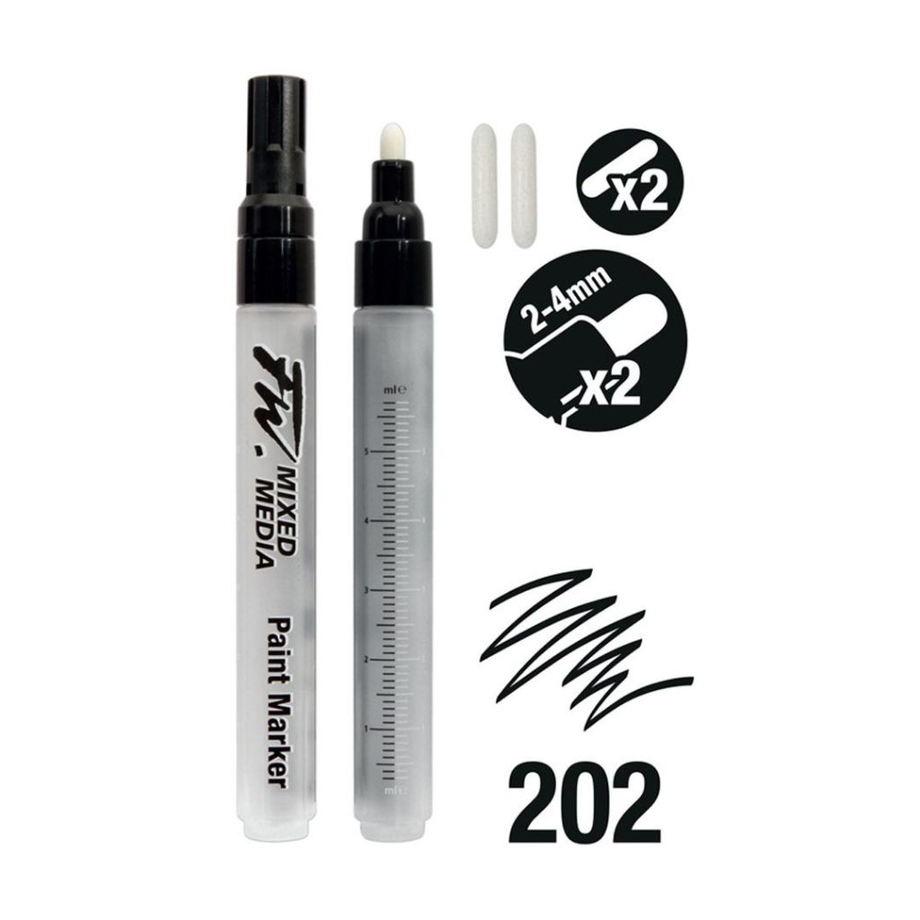 

Kuas Lukis Cat Air / Acrylic Daler Rowney FW Marker 160320202