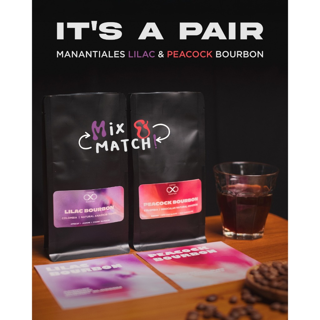 

Bundle Kopi Colombia CEC Lilac Bourbon & Peacock Bourbon - 2 x 75 gr