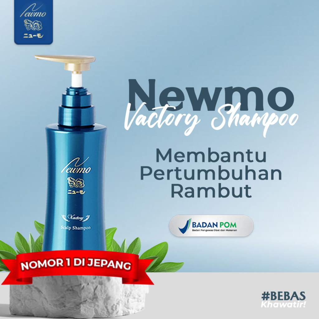 NEWMO Vactory Scalp Shampoo Membantu Pertumbuhan Rambut - 280 ml