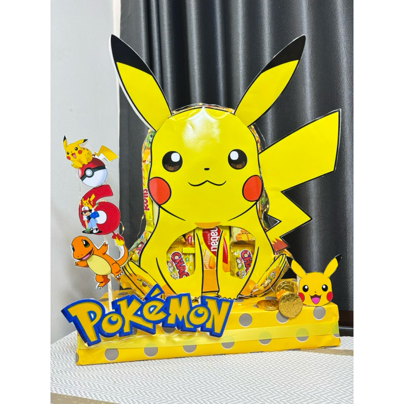 Mading Snack / Tower Snack / 3D standing snacks Character/ high wall snack balon foil  ulang tahun