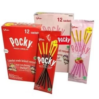 

POCKY 1 PACK ISI 6 PCS | Variant Cokelat, dan strawberry | Pocky 1 pack, cokelat, strawberry | READYSTOCK | A2PUTMAH_OFFICIAL.STORE