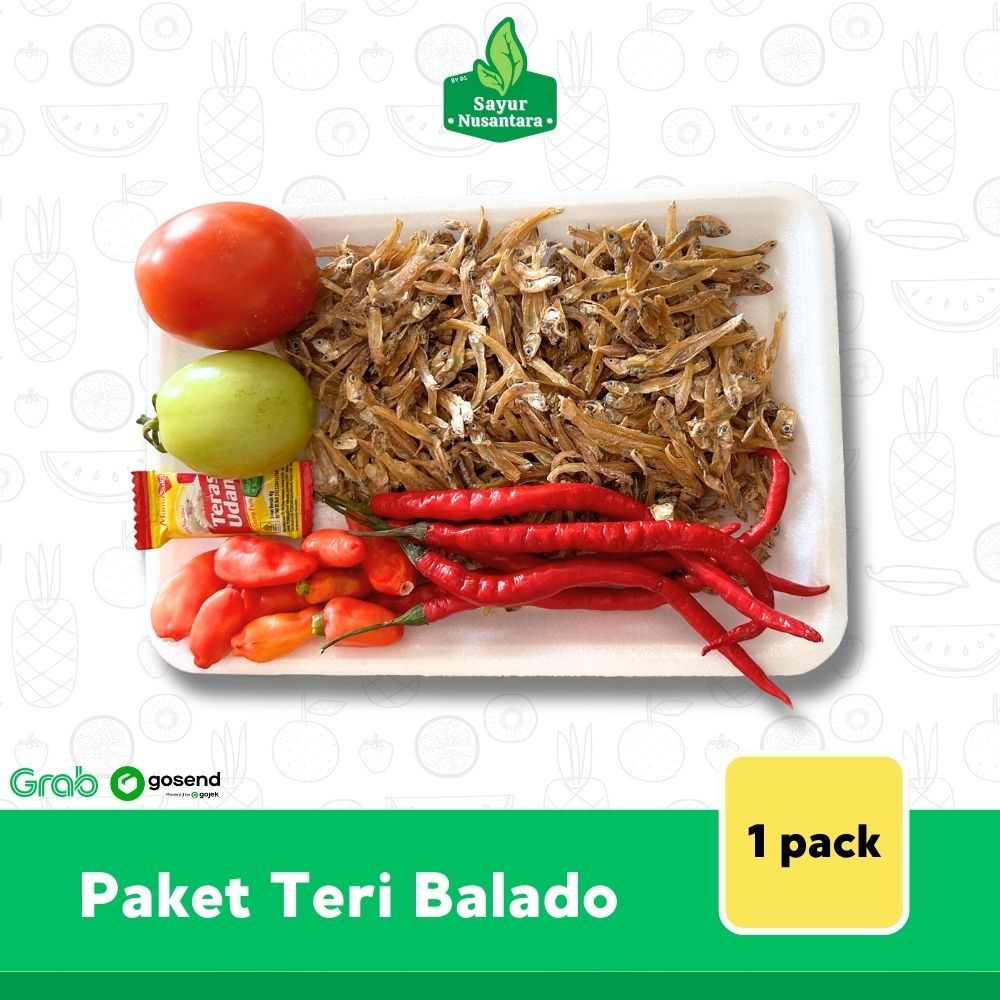 

Paket Teri Balado 1 Pack - Sayur Nusantara