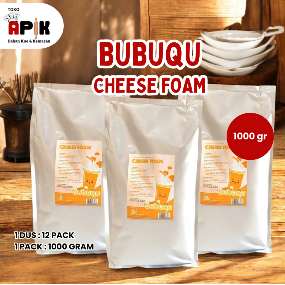 

BUBUQU CHEESE FOAM 1KG / FOAM SERIES / MINUMAN KEKINIAN