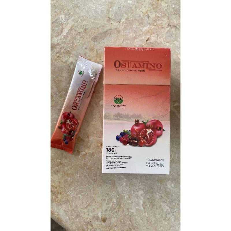 Ostamino / Minuman Stamina (1box = 12 sachet)