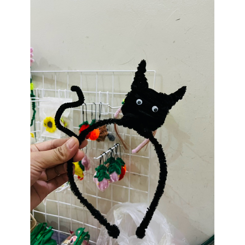 bando kucing lucu / bando kawat bulu