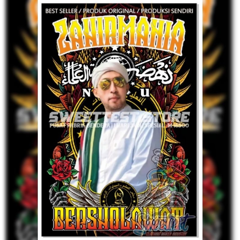 BEST SELLER + 1 HARI JADI + FREE STICKER, BENDERA PRINTING CUSTOM, GIANTFLAG PRINTING CUSTOM, MINIFL