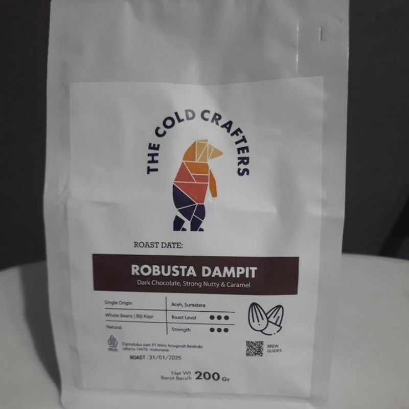 

Biji Kopi Robusta DAMPIT The Cold Crafters 200gr
