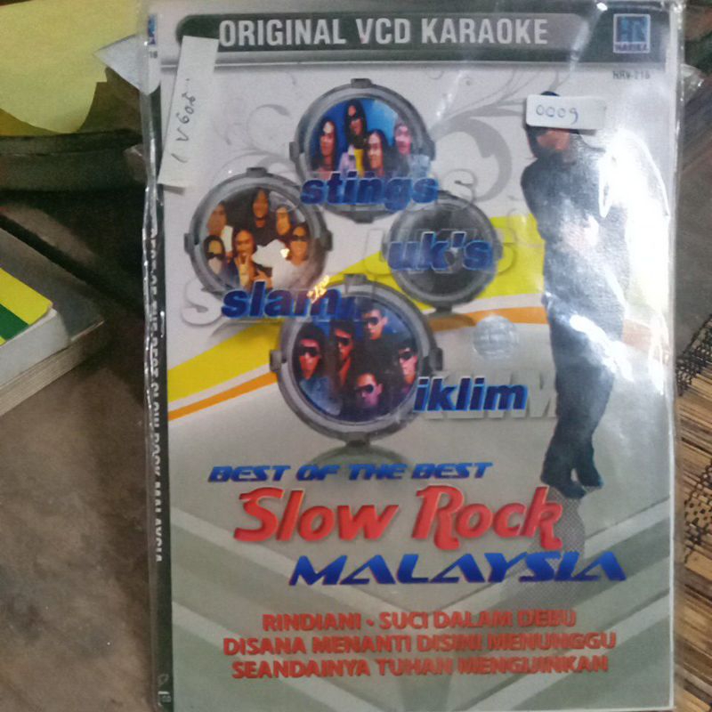 VCD BEST OF THE BEST SLOW ROCK MALAYSIA DD0164