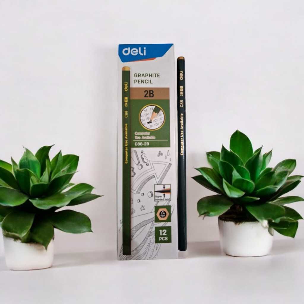 

(Per Pcs) Pensil Deli 2B C88-2B