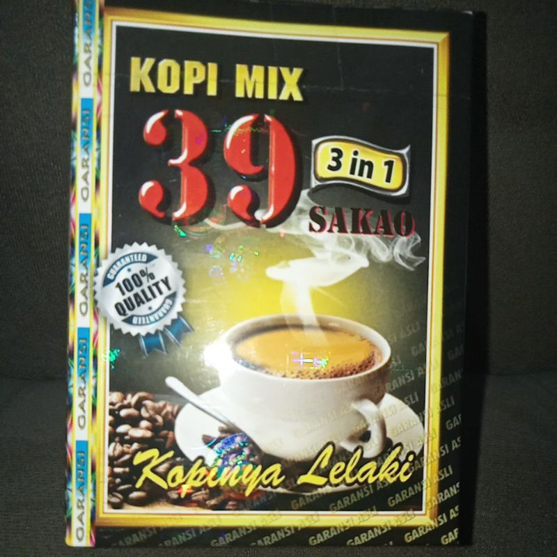 Paket 10 Box Kopi 39 Asli Original New