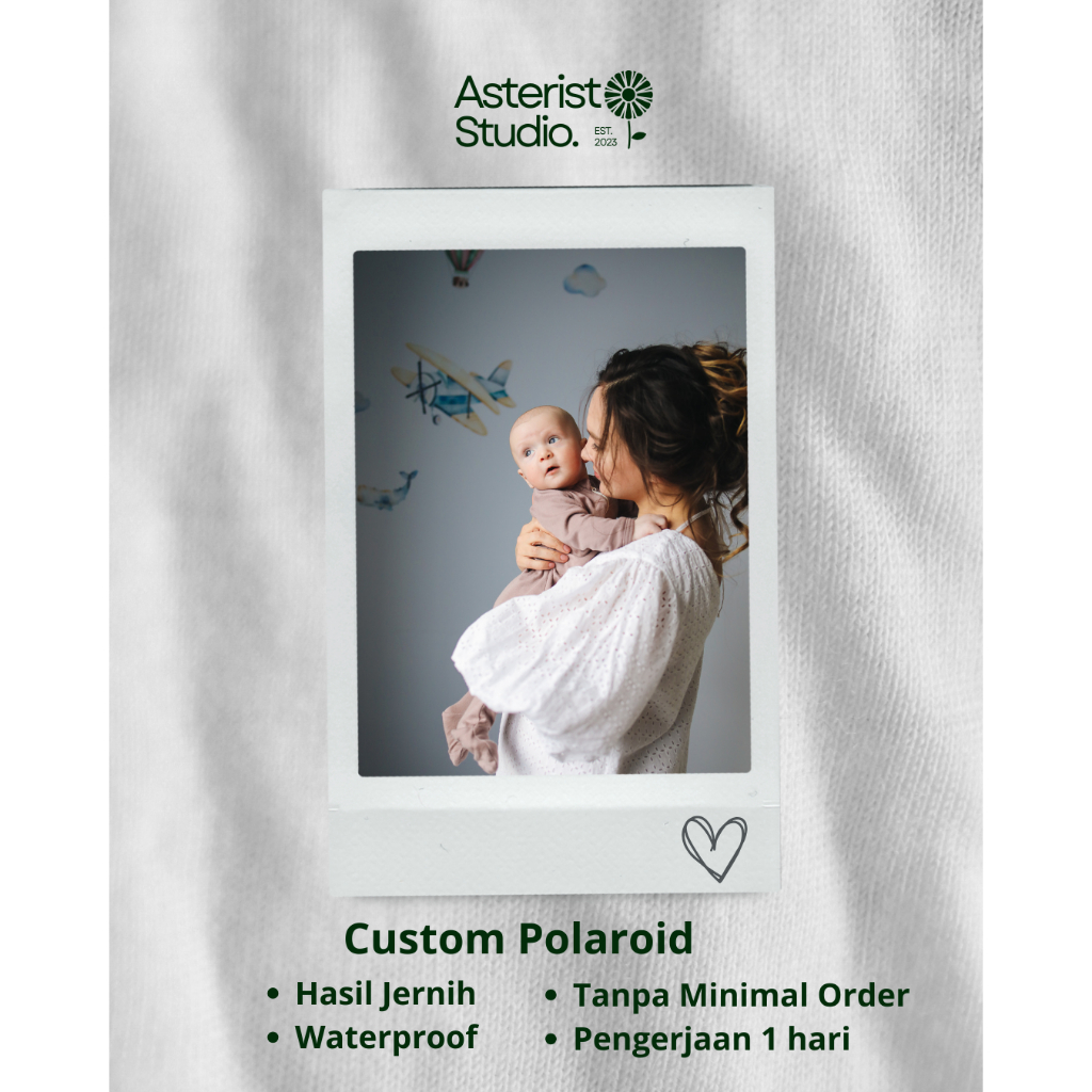 CETAK FOTO POLAROID TANPA MINIMAL ORDER