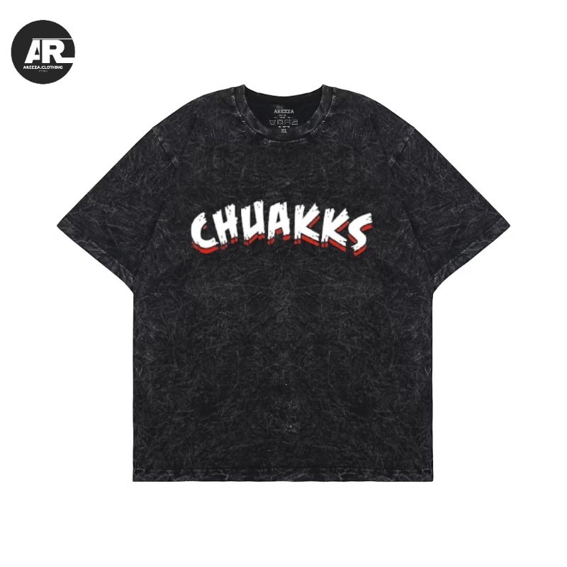 Kaos Stone Wash | Kaos Washed | Kaos Polos Pria Wanita - Chuakks Washed Vintage Tee