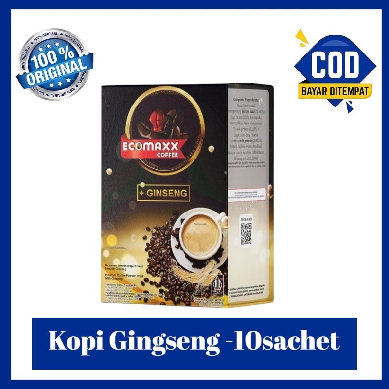 

[COD] KOPI EKOMAXX (1BOX 10SACHET) - ORIGINAL 100%