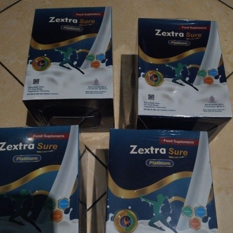 

Paket 7 box zextra sure susu tulang dan sendi terbaik mampu mengobati asam urat saraf kejepit dan reumatik
