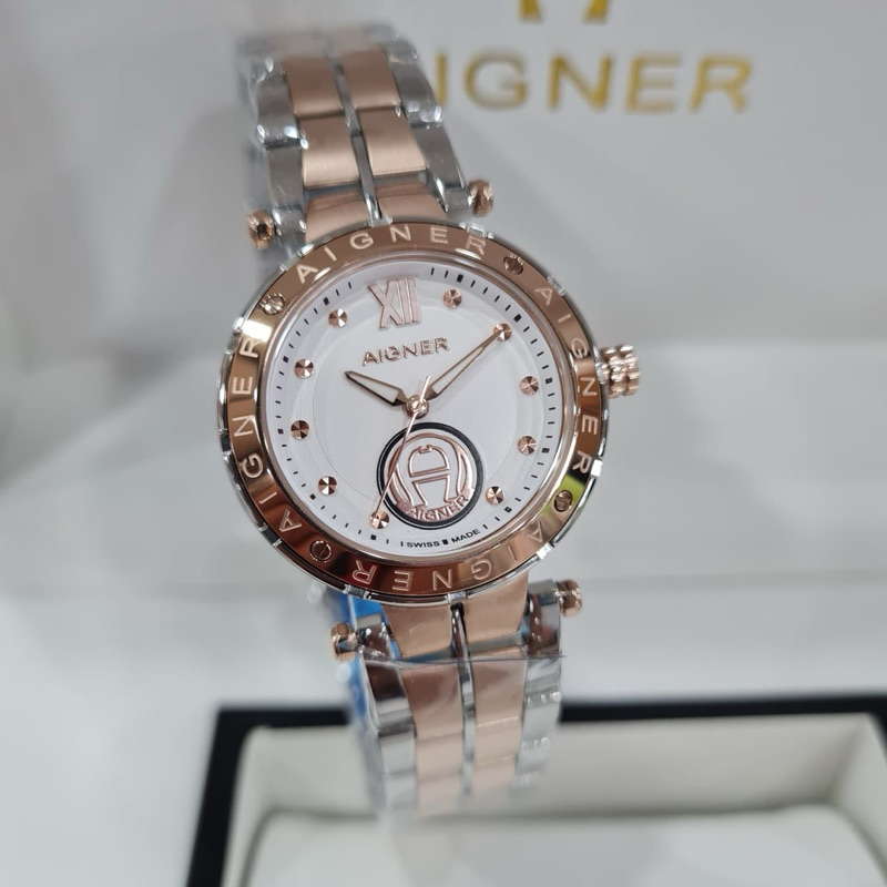 Original Jam Tangan Wanita Aigner Vigevano AGW235000 Fullset