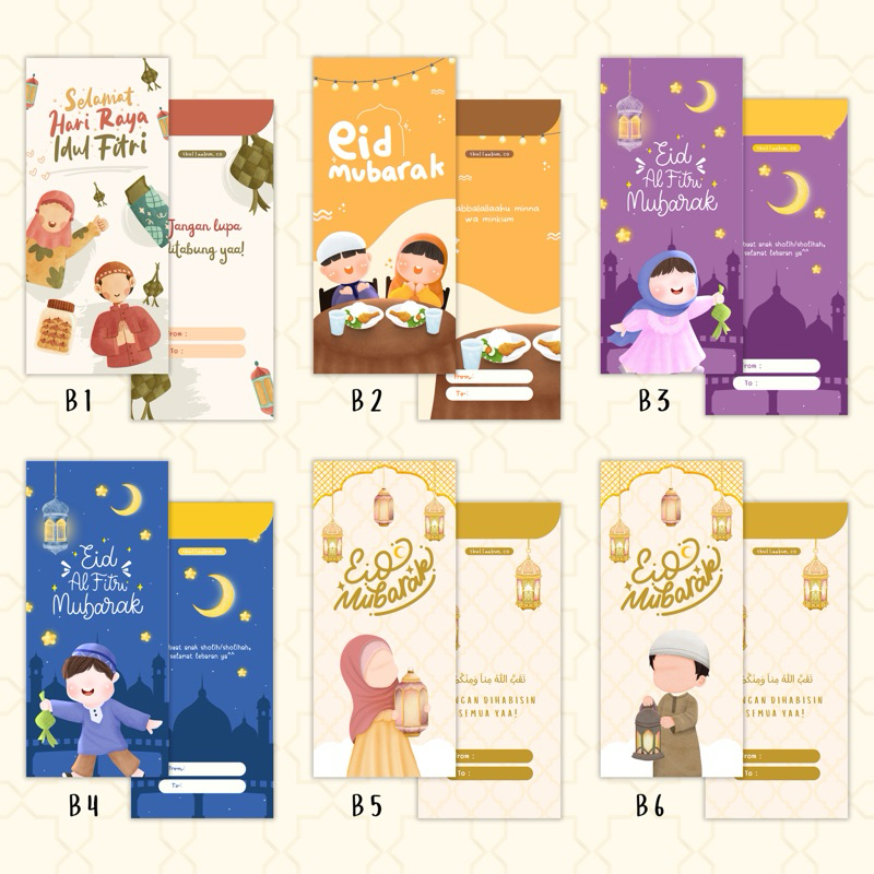 

Amplop THR Lebaran Premium Isi 5 | Kode B | Eid Series