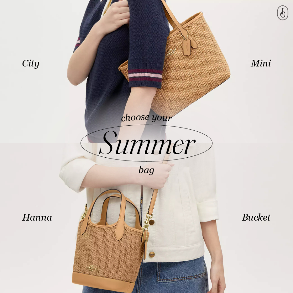 City Mini Tote & Coach Hanna Bucket Bag | Summer Bag