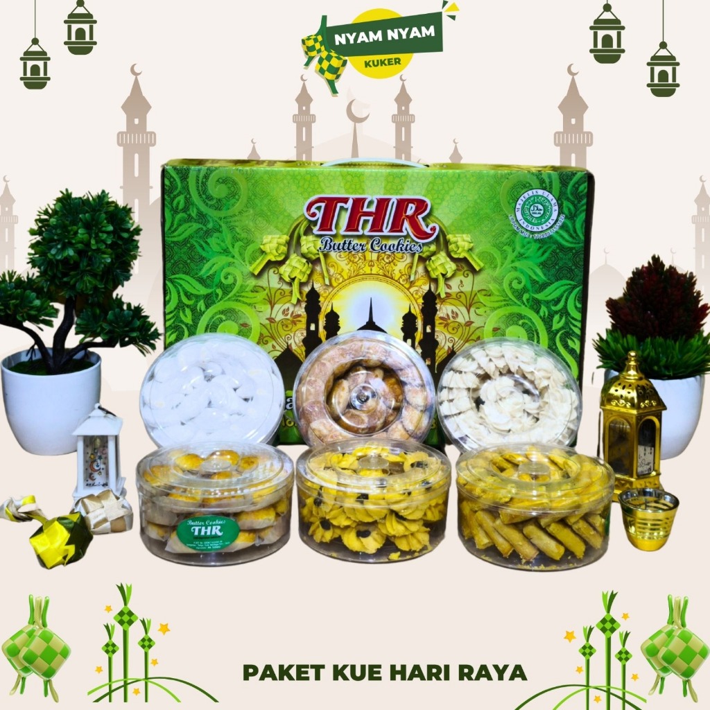 KUE LEBARAN THR / PARCEL / GIFE / BINGKISAN / HAMPERS LEBARAN / PAKET KUE LEBARAN IDUL FITRI / PAKET
