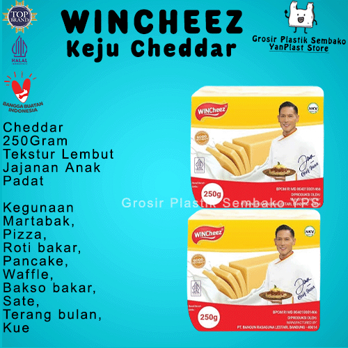 

Keju Cheddar WINCHEEZ 250gr