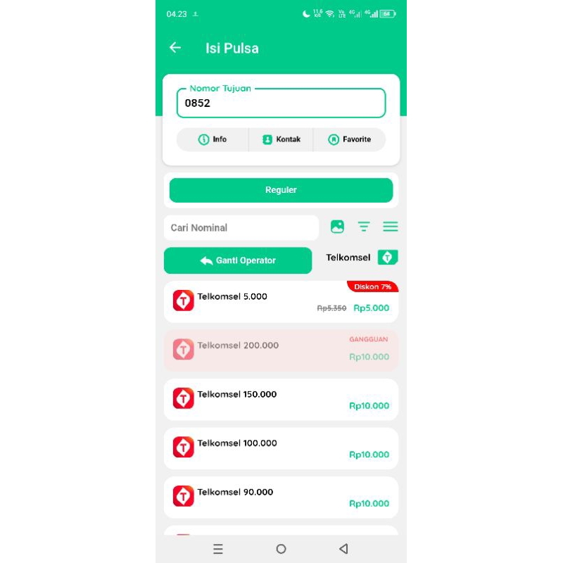Sc Pulsa Bukaolshop Terbaru