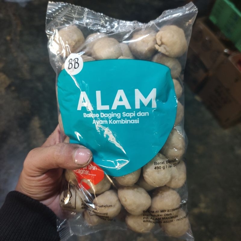 BAKSO Alam ISI 50 Daging Sapi & Ayam Berat 490 Gram