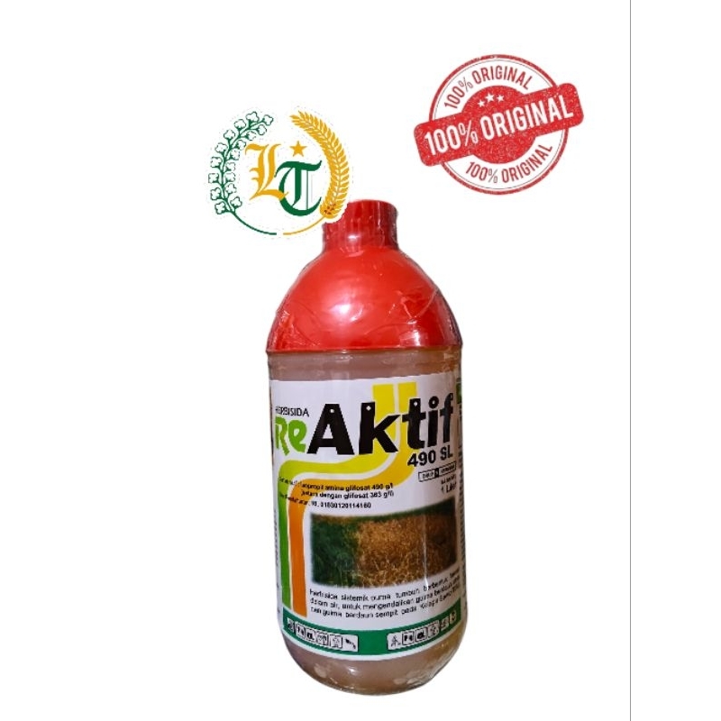 Obat Rumput REAKTIF 490SL 1L HERBISIDA SISTEMIK sama Seperti Roundap