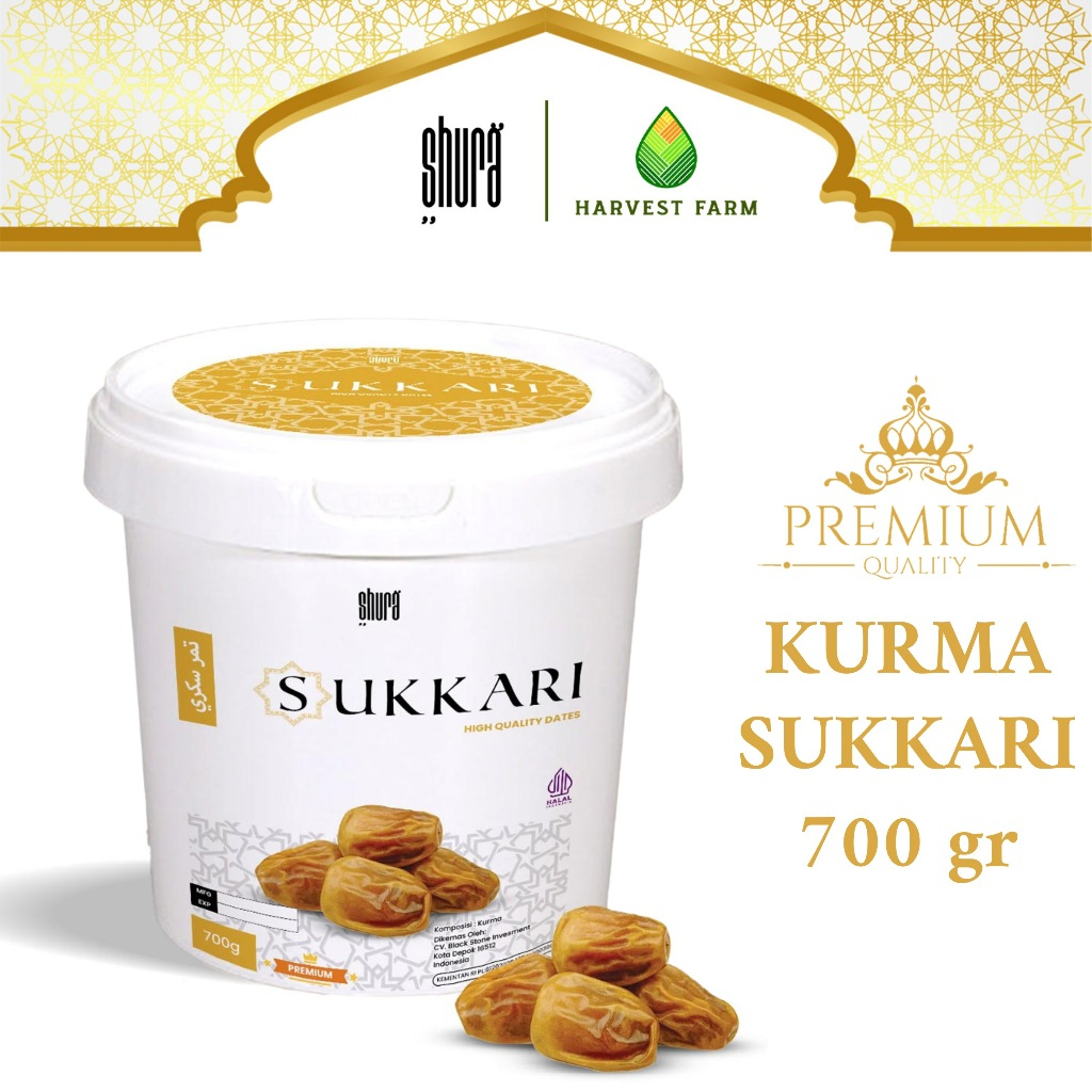 

Shura Kurma Sukari Ember 700g Dates Premium Original High Quality