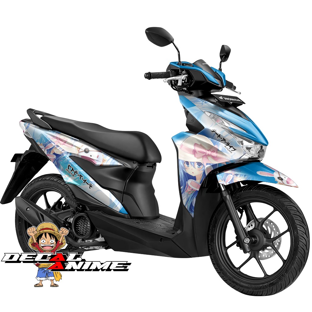 Stiker Beat Full body Decal Beat Karbu FI POP Deluxe Street New 2024 Decal Anime - Ayumi