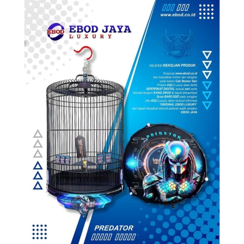 HOLOGRAFIC PREDATOR TERLARIS  Sangkar murai ebod jaya indonesia / ebod jaya luxury / ebod premium  q