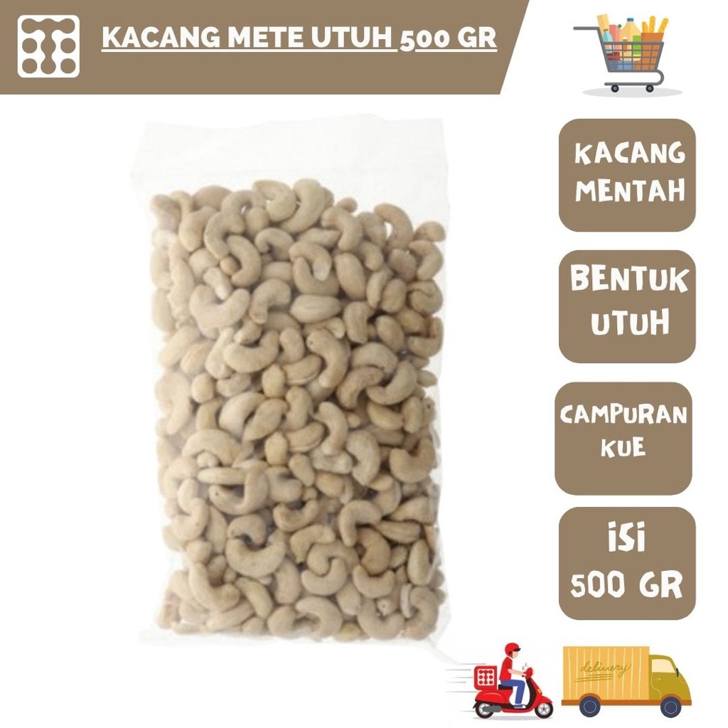 

KACANG METE UTUH 500 GRAM