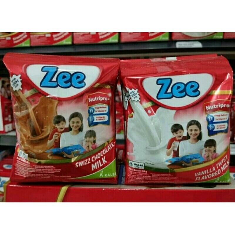 

Susu Zee 1 renteng isi 10 sachet