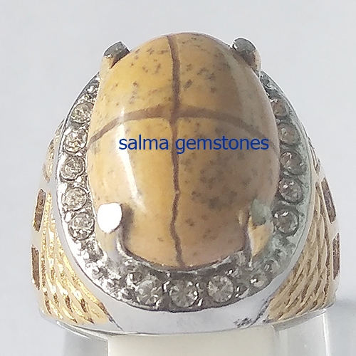 cincin batu tapak jalak coklat