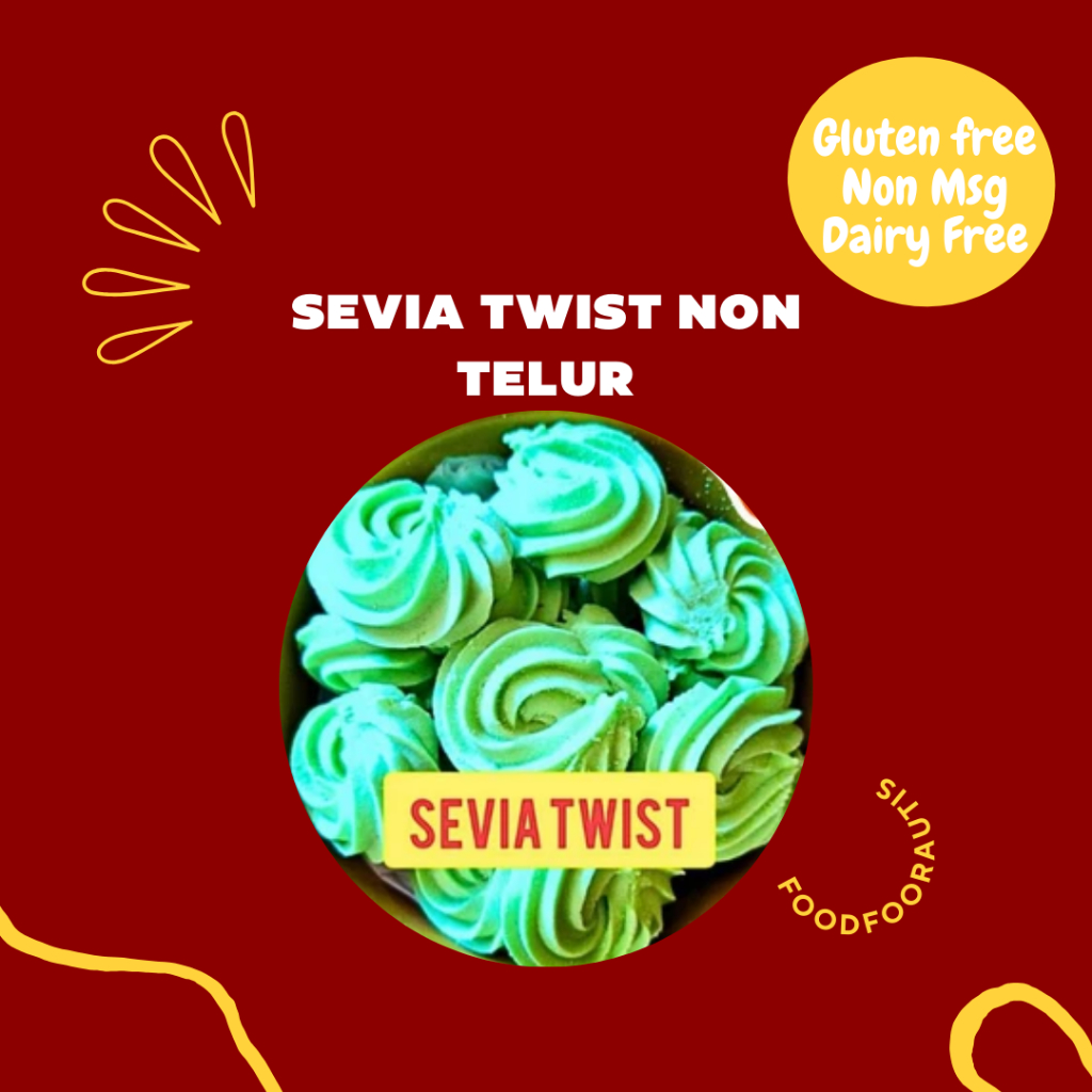 

Sevia Twist Non Telur Gluten Free Msg Free