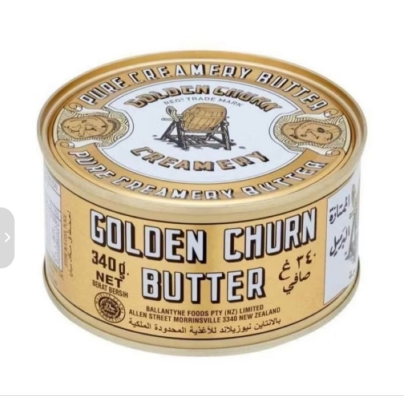 

Mentega Golden Churn Butter Cap Gentong 340gr