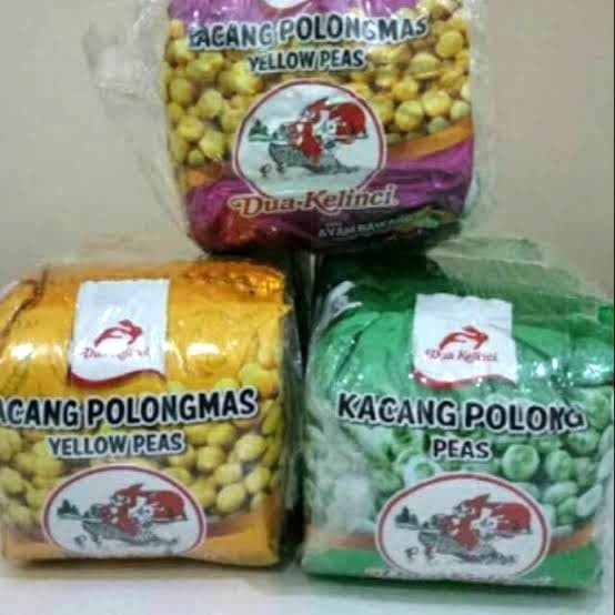 

dua kelinci kacang polong polongmas | pack isi 10 bungkus