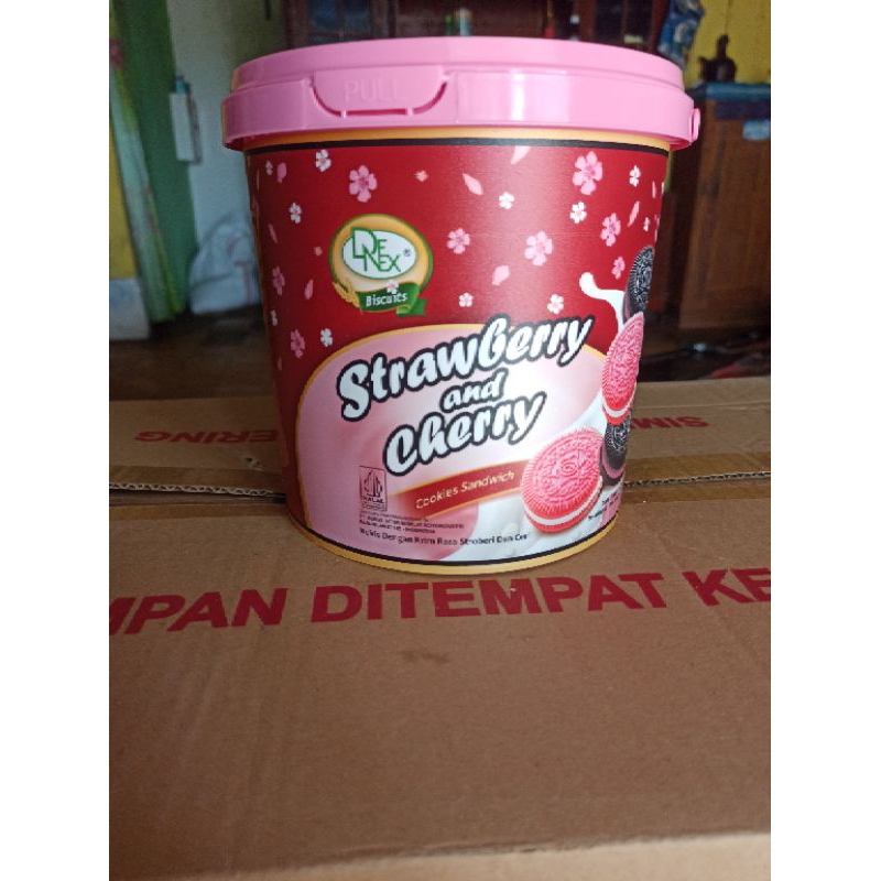 

DENEX TIMBA BISKUIT N COOKIES STRAWBERRY // JAJAN LEBARAN MURAH