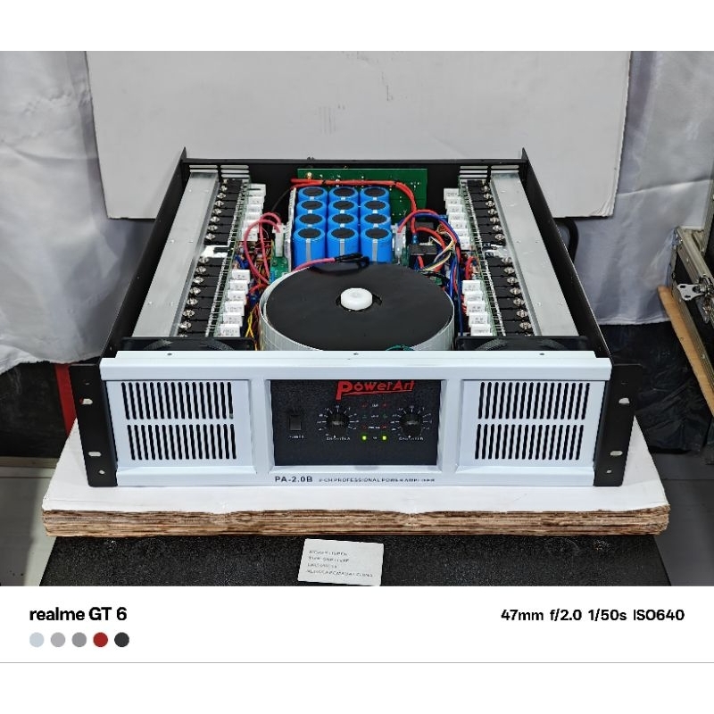 power amplifier profesional power art pa 2.0b