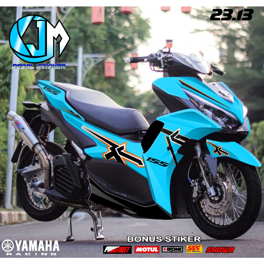 COD DECAL TERBARU decal sticker Aerox 155 NEW Connected FULL BODY DESIGN SIMPEL WARNA TERBARU AEROX 