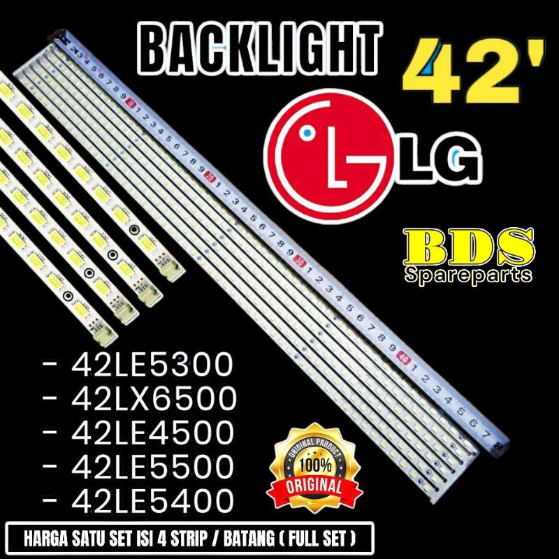 BACKLIGHT TV LED LG 42 INC 42LE5300 42LX6500 42LE4500 42LE5500 42LE5400 LAMPU BL LG 42LE 42LX