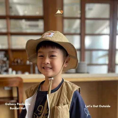 Little Wanderer - Gaharu Packable Bucket Hat - Bucket Hat Anak Bisa Dilipat