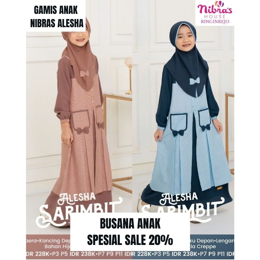 NIBRAS SALE / GAMIS ANAK LAIKA / LAIKA BLACK / SPECIAL SALE GAMIS ANAK NIBRAS / GAMIS ANAK NIBRAS SA