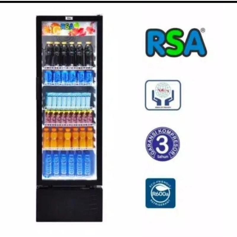 RSA SHOWCASE AGATE-300R 5Rak Lemari Pendingin RSA 5Rak