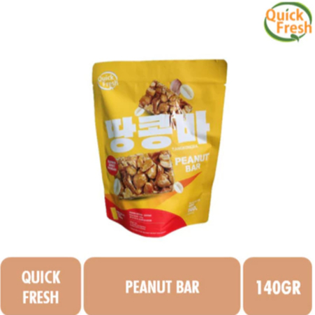 

SNACK / SNACK IMPORT / HEALTHY SNACK / PERMEN ENTING - ENTING / SNACK BAR QUICK FRESH 140GR PEANUT