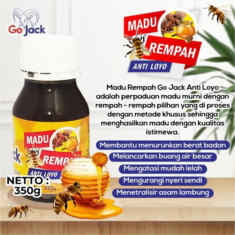 

Madu Rempah Go Jack 350g Diet anti loyo dan stamina greng