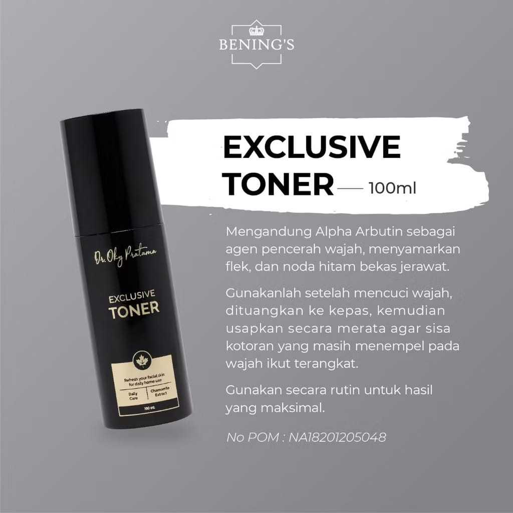 Exclusive toner bening's clinic