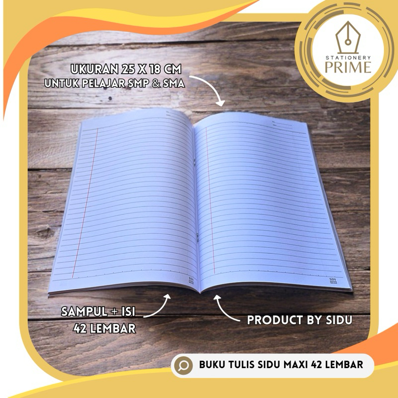 

Buku Tulis Sinar Dunia / SIDU Maxi 42 Lembar Campus Disney Princess Marvel (1 Pack Isi 5 Buku)