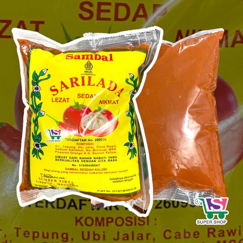 

SARILADA Sari Lada Sambal Saos Kental Mie Ayam / Cuanki / Baso / Seblak 500 Gram